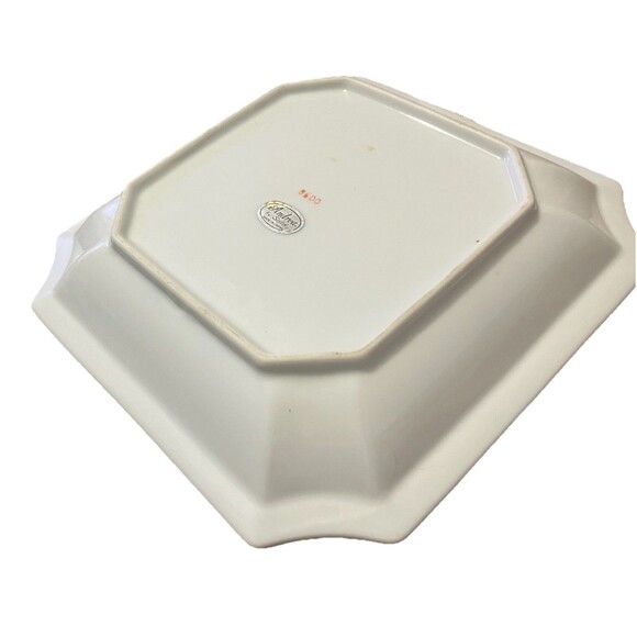 Vintage Andrea By Sade Chinoiserie Tray Oriental Floral Dish k Japan 8726 - Picture 7 of 12